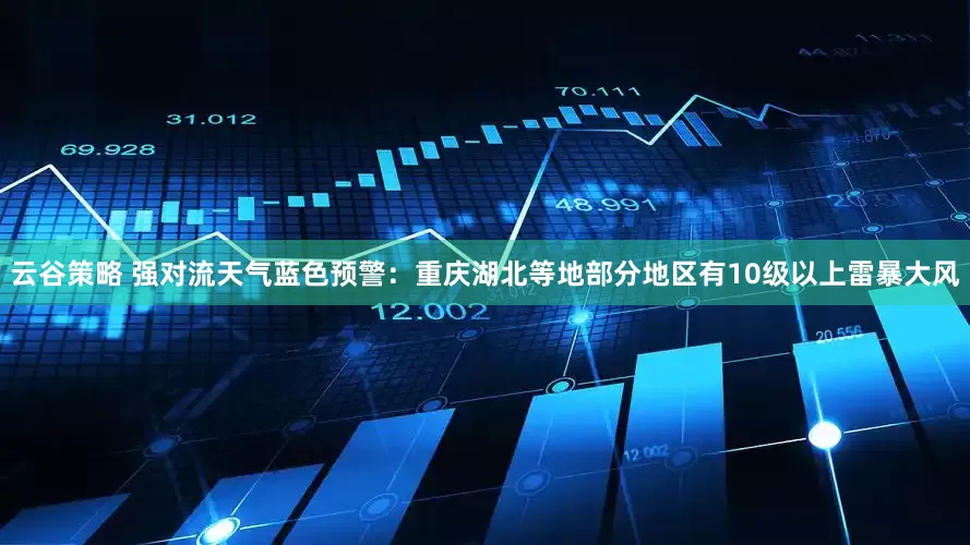 云谷策略 强对流天气蓝色预警：重庆湖北等地部分地区有10级以上雷暴大风